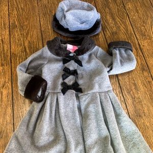 Matching hat and coat